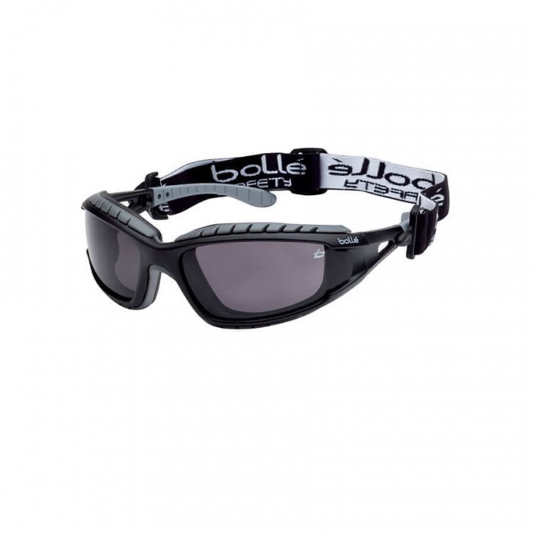 Bolle Safety Tracker Platinum Smoke Safety Glasses